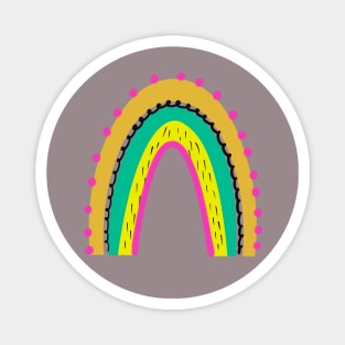 Pink rainbow Magnet